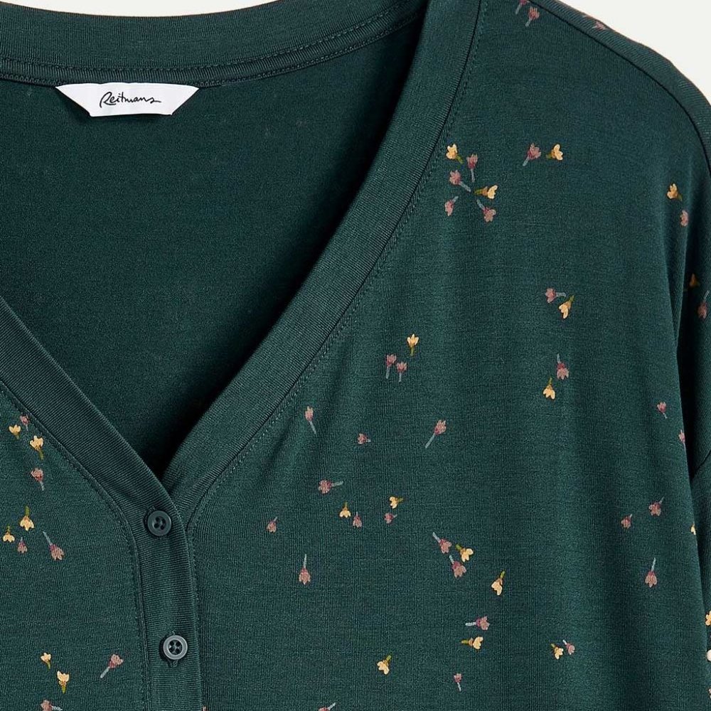 💥5 for 35$💥 3/4 Sleeve Printed Tee / blouse - NWOT - Super soft!